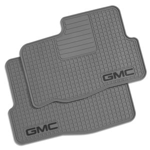 GM Floor Mats - Premium All Weather,Front,Note:Pewter with GMC Logo 12495597