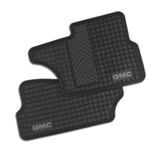 GM Floor Mats - Premium All Weather,Front,Note:Ebony with GMC Logo 12498625