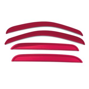 GM Side Window Weather Deflector - Front and Rear Sets,Color:Red (63U) 12499493