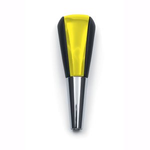 GM Ebony Leather Shift Knob,Note:with Yellow Lightning Pattern Center Plate 17801903