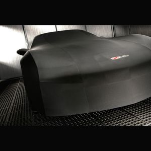 GM Premium All-Weather Car Cover in Black with Z06 Logo 19158379