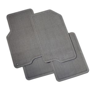 GM Front and Rear Carpeted Floor Mats in Gray 15290071
