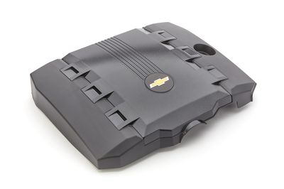 GM 3.6L Engine Cover in Black with Bowtie Logo 12643076