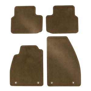 GM Front and Rear Carpeted Floor Mats in Cocoa 22857651