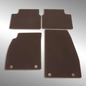 GM Front and Rear Carpeted Floor Mats in Cocoa 19301573