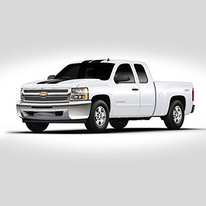 GM Dual Center Stripe Decals by Original Wraps in Gloss White for Hood and Roof 19302443