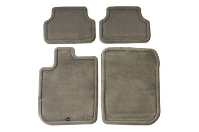 GM Front and Rear Carpeted Floor Mats in Gray 15296508