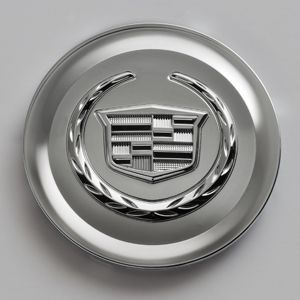 GM Center Cap in Chrome with Monochromatic Cadillac Logo 19303979