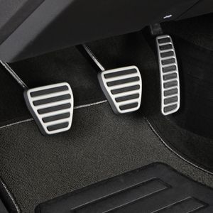 GM Manual Transmission Pedal Cover Package in Stainless Steel and Black 22826305