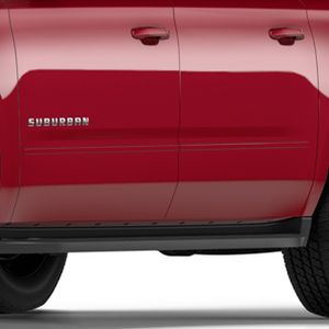 GM Front and Rear Smooth Door Moldings in Siren Red Tintcoat 22998780