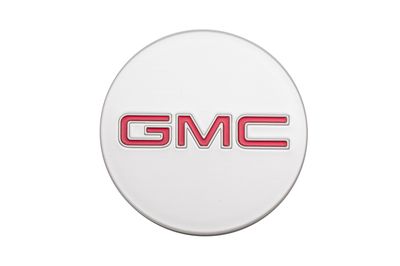 GM Button Style Center Cap in Bright Polished Finish with GMC Logo 17800094