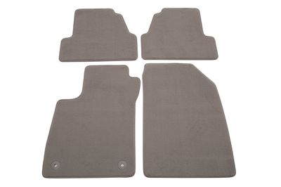 GM Front and Rear Carpeted Floor Mats in Titanium 19301570