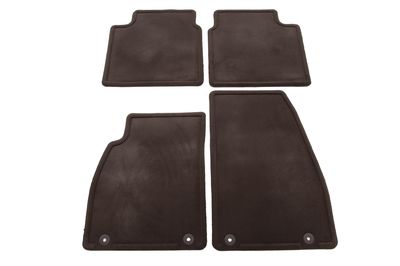 GM Front and Rear Carpeted Floor Mats in Cocoa 19301573