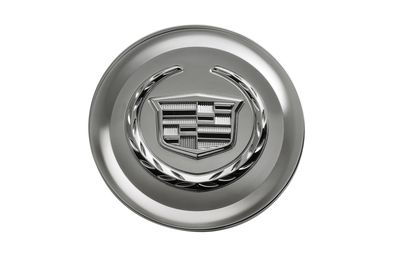 GM Center Cap in Chrome with Monochromatic Cadillac Logo 19303979