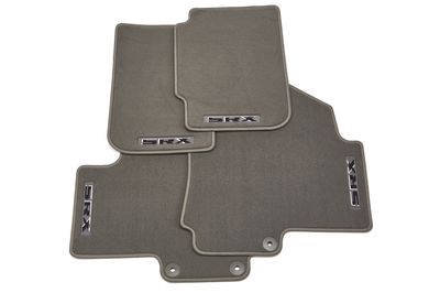GM Front and Rear Carpeted Floor Mats in Titanium with SRX Logo 22808862