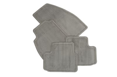GM Front and Rear Carpeted Floor Mats in Titanium 23492683