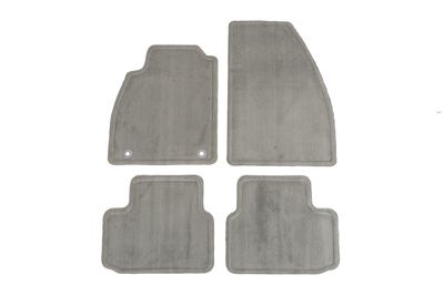 GM Front and Rear Carpeted Floor Mats in Titanium 23492683