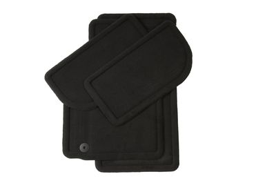 GM Front and Rear Carpeted Floor Mats in Ebony 25883515