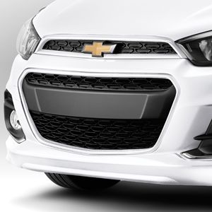 GM Grille in Black with Primer Surround and Bowtie Logo 42400342