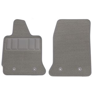 GM First-Row Premium Carpeted Floor Mats in Gray 19367566