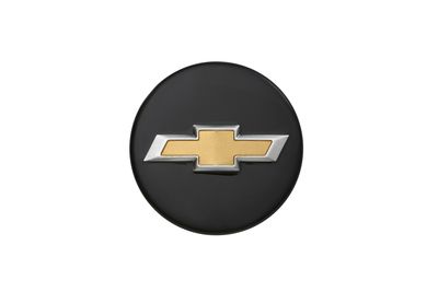 GM Center Cap in Black with Bowtie Logo 42744149