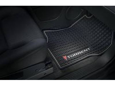 GM Floor Mats - Premium All-Weather,Note:Torrent Logo on Front Mats,Ebony 12499457