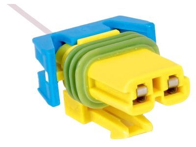 GM 15306024 Connector, W/Leads, 2-Way F. *Yellow