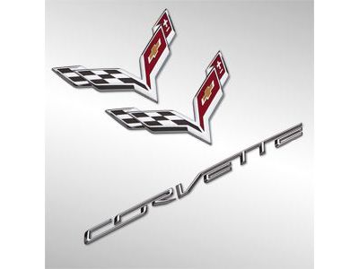 Chevrolet Corvette Emblem - 23375965