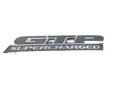 GM 10246507 Plate Assembly, Front Side Door Name *Charcoal)(Ch