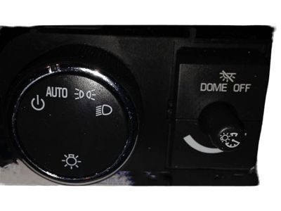 GM 25858426 Switch Assembly, Headlamp & Instrument Panel Lamp Dimmer & Dome Lamp *Ebony