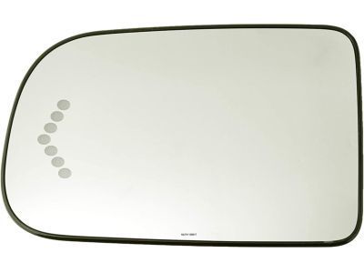GM 88980581 Glass,Outside Rear View Mirror (W/ Backing Plate)