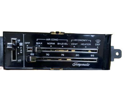 GM 16034683 Heater & Air Conditioner Control Assembly