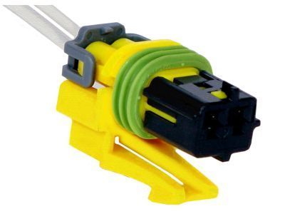GM 15306384 Connector, W/Leads, 2-Way F. *Yellow *Yellow