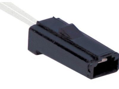 GM 12101870 Connector, W/Leads, 1-Way F. *Black
