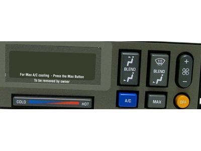1992 Chevrolet K3500 A/C Switch - 15169225
