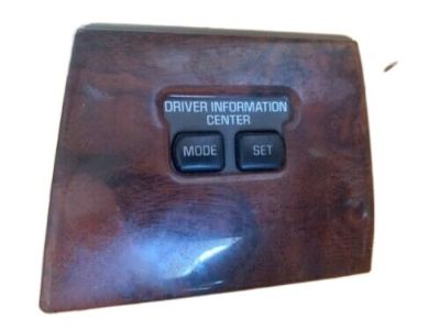 GM 12199216 Switch Assembly, Driver Information Display *Gray