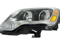 GMC Acadia Headlight - 20912393 Headlamp Assembly, (W/ Front Side Marker Lamp)