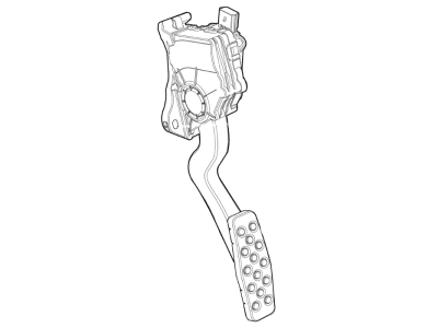 GM 92256663 Pedal Assembly, Accelerator