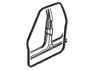 GM 15564648 Weatherstrip Assembly, Front Side Door