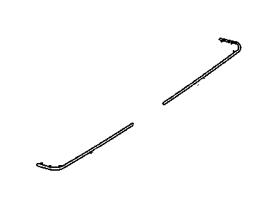 GM 25523040 Strip Assembly, Rear Bumper Lower Rubber, Right