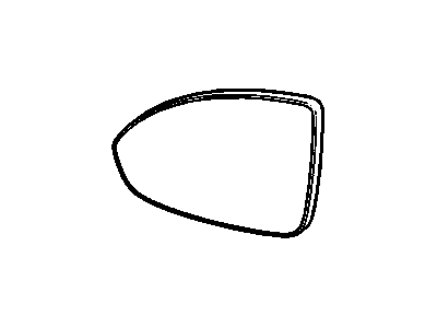 GM 95215095 Mirror,Outside Rear View (Reflector Glass & Backing Plate)
