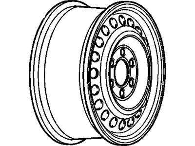 Chevrolet Trailblazer Spare Wheel - 9593405