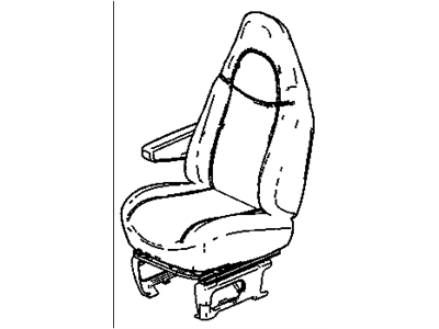 GM 15114154 Seat Assembly, Driver *Neutral