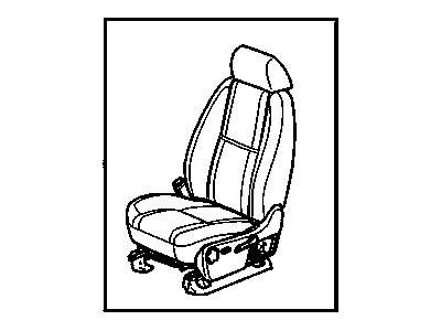 GM 25955213 Seat Assembly, Driver *Light Cashmere