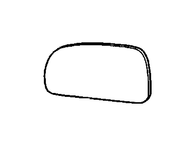 GM 19120844 Mirror,Outside Rear View (Reflector Glass & Backing Plate)