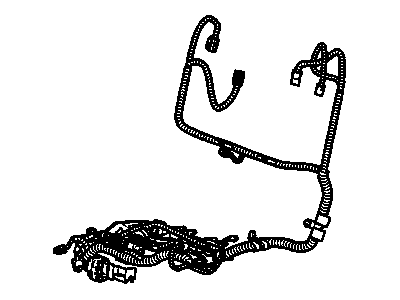 GM 20908861 Harness Assembly, Driver Seat Adjuster Wiring