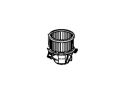 GM 22961461 Motor Assembly, Blower (W/ Impeller)