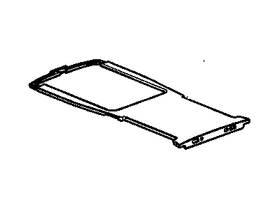 GM 23132410 Plate, Front Floor Rear Console Trim *Bowen Wire I