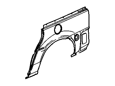 GM 15103998 Panel, Body Side Outer Lower(Rh)
