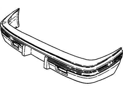 GM 96149277 Front And Rear Bumper, Cover